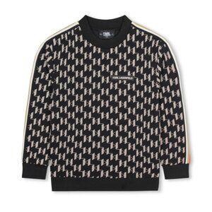 KARL LAGERFELD Kids Monogram Print Sweatshirt